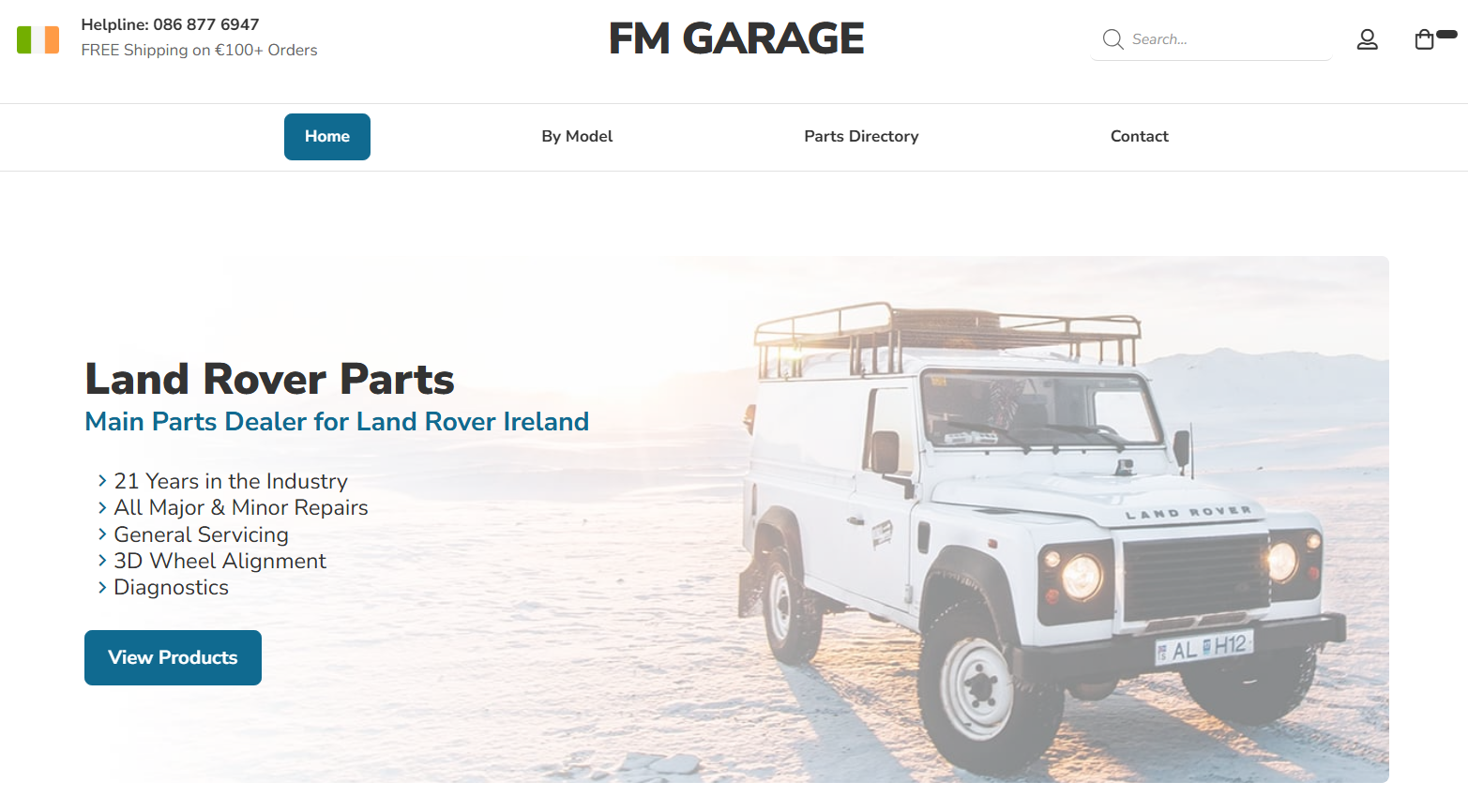 FM Garage website